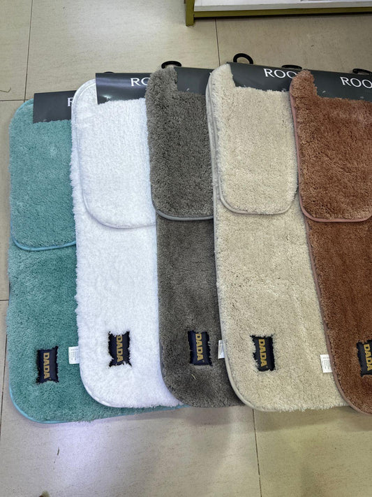 2 Pc Set BATHROOM MATS 6090 + 4560