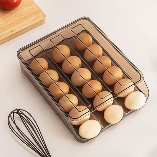 2 Layer Stackable Fridge Egg Organizer