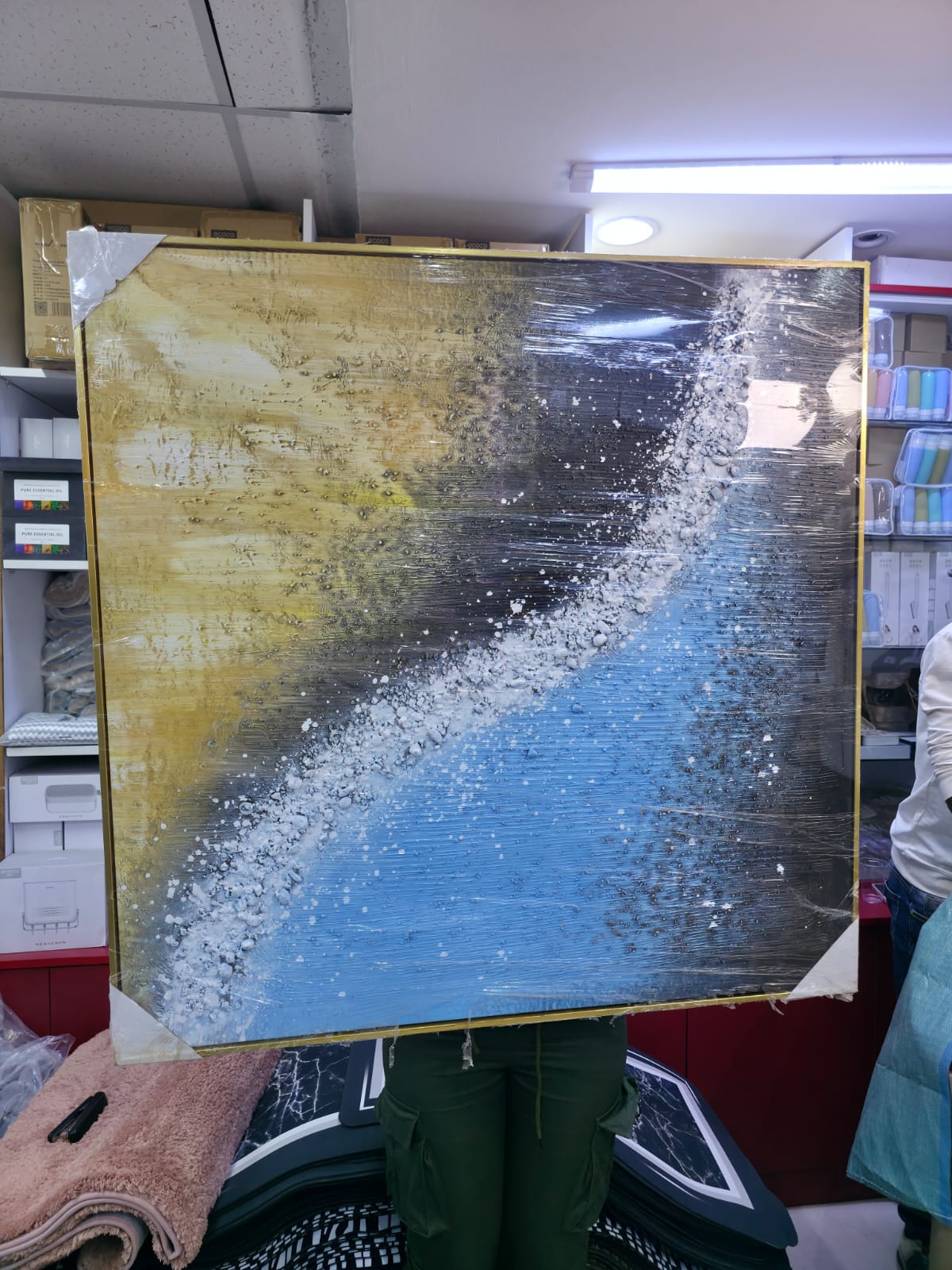 Textured Canvas Oil Painting