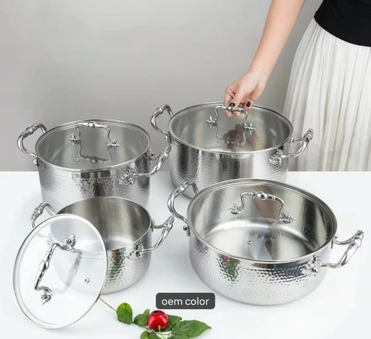 8PCS Tripply Stainless Cookware Set