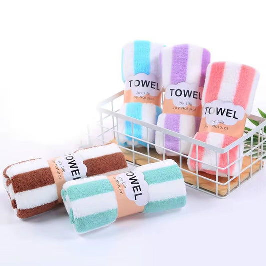5 Set of Microfiber Coral Fleece Towel