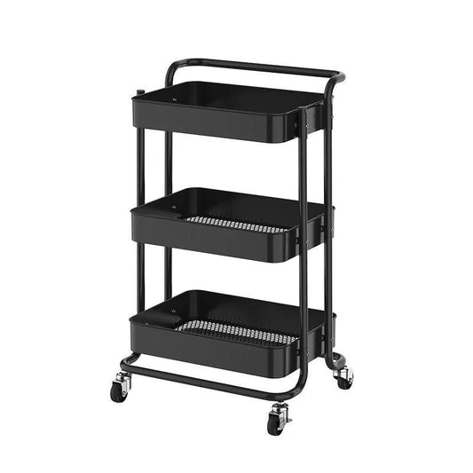 Multi-functional Movable Trolley Storage Rack