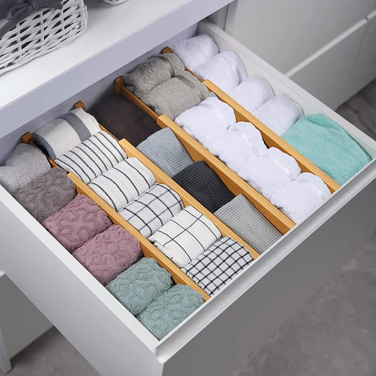 4set Bamboo Drawer Divider