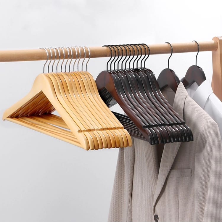 10pcs Wooden Clothes Hangers