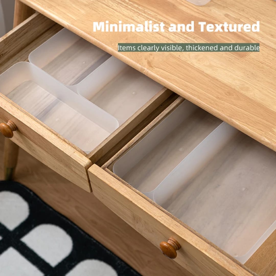 4 Pc Multi Size Drawer Storage