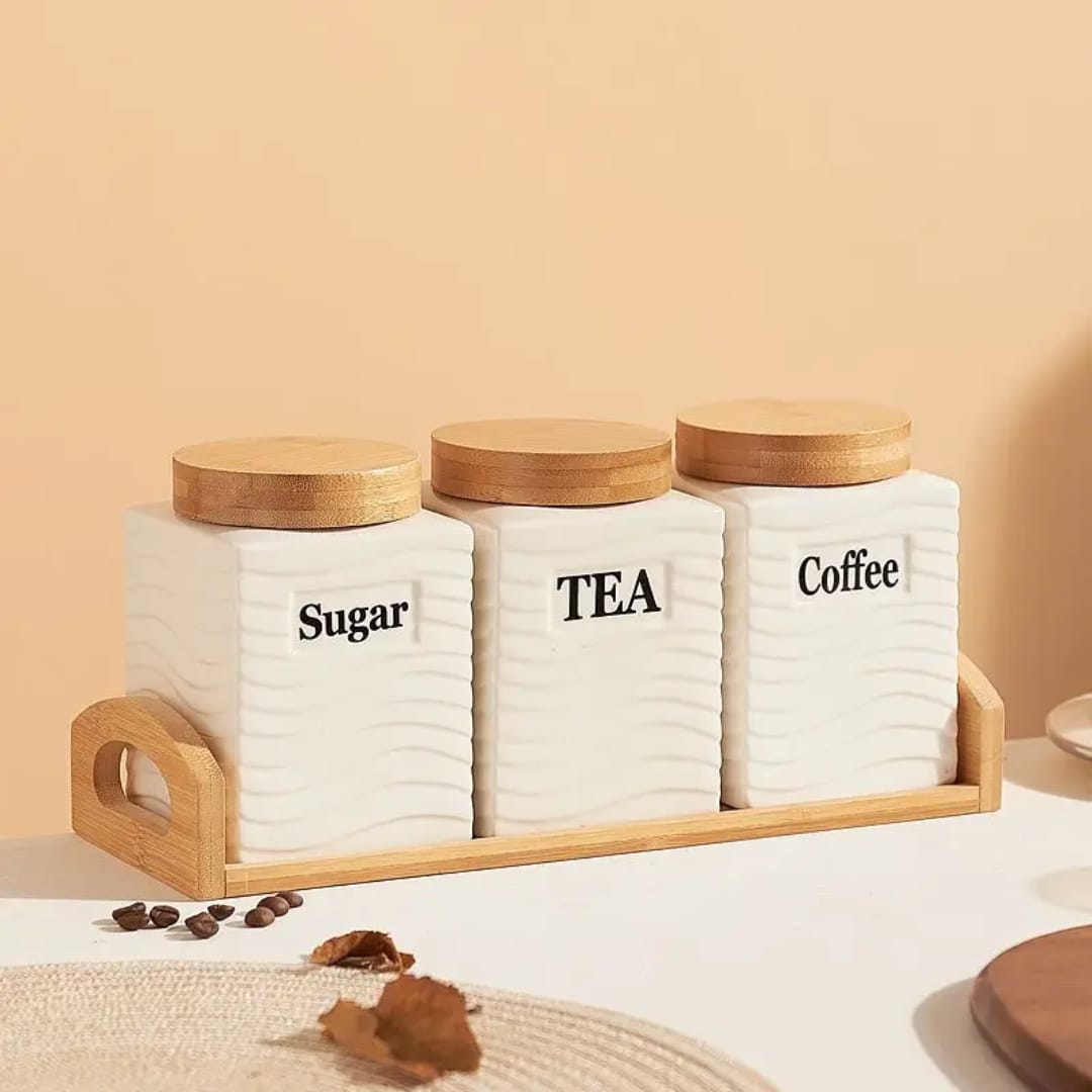 Creative Round Shape Ceramic Canister