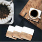 Marble and Wood Coasters
