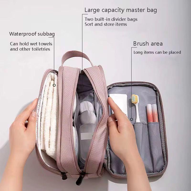 Wet and Dry Separation Toiletries Storage Bag