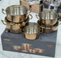 10PCS SET High Quality Tripply S / S Stainless Steel Cookware Set