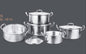 10PCS Stainless Steel Cookware Set with Hammered Patterned Design