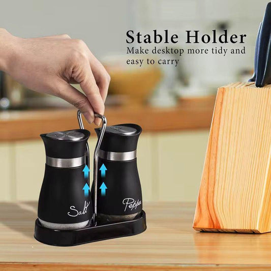 Seasoning Glass Salt and Pepper Shake Set