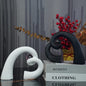 Nordic Desktop Resin Heart Art Ornament