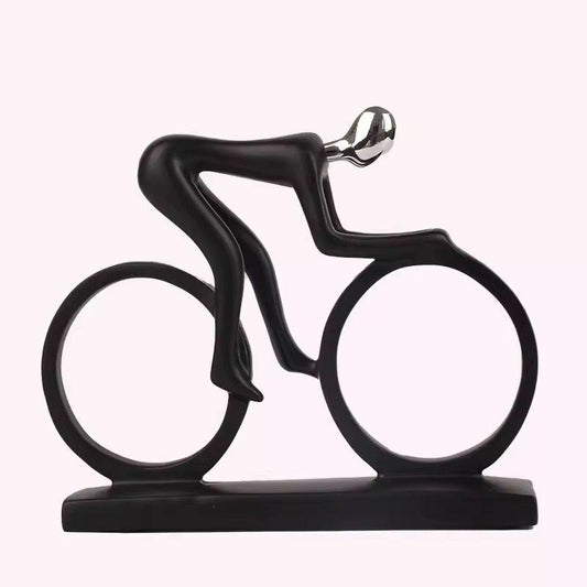 Bicycle Sculpture Ceramic Decor Piece