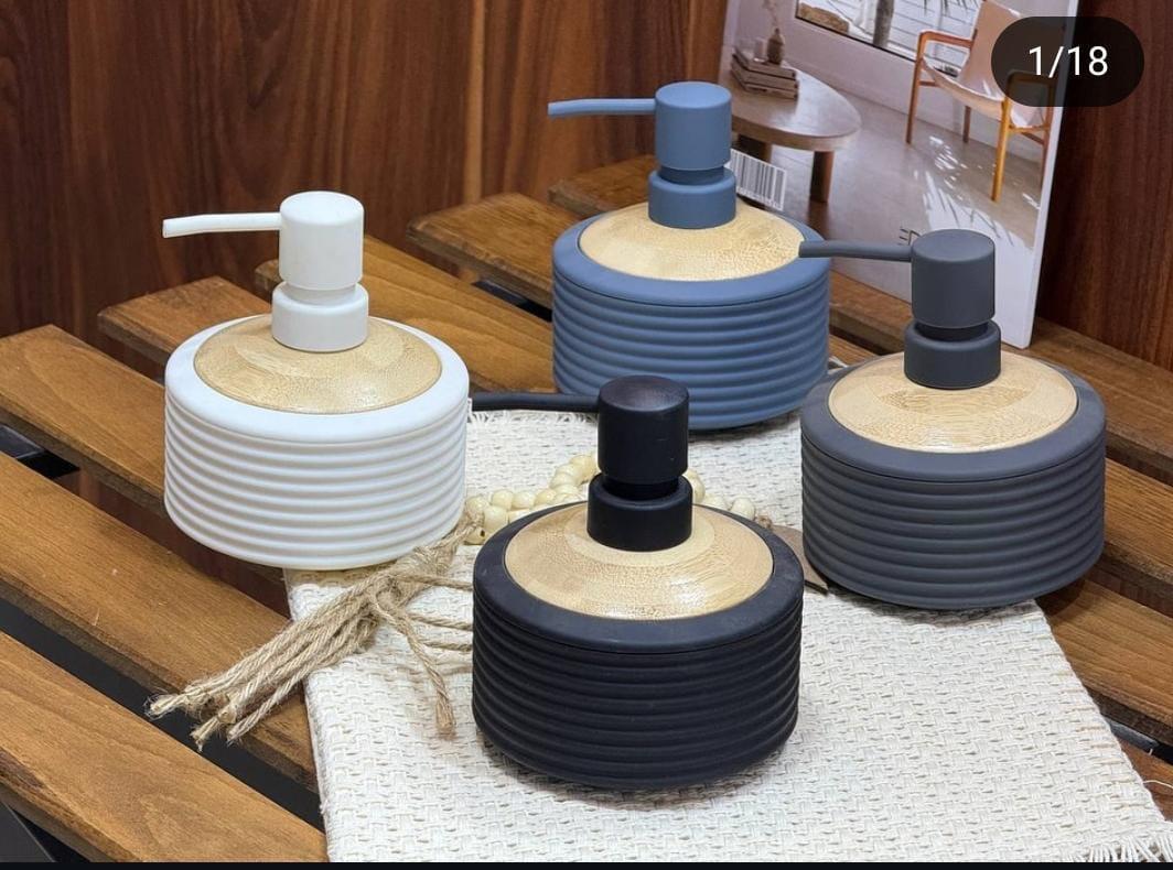 390ml Bamboo Luxury Lotion Pump Bottle