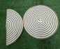 6pcs Round Elegant Braided Table Mats