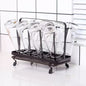 Modern Glass Cup Holder Set