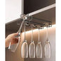 Under-Cabinet Double Wine Glass Holder