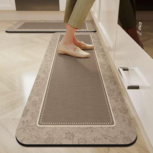 2 Pcs Set Rubber Kitchen Mats