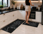 2 Pcs Set Kitchen Mats