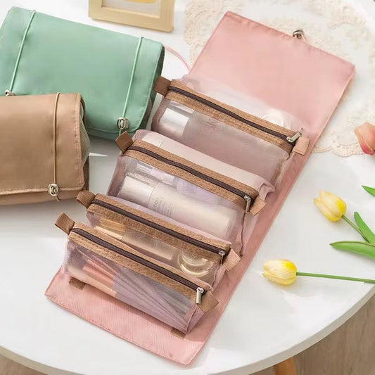 Luxury Cosmetic Bag with 4 Removable Bags