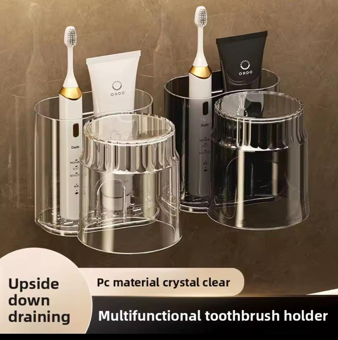 Acrylic Toothbrush Holder with Gaggle Cup