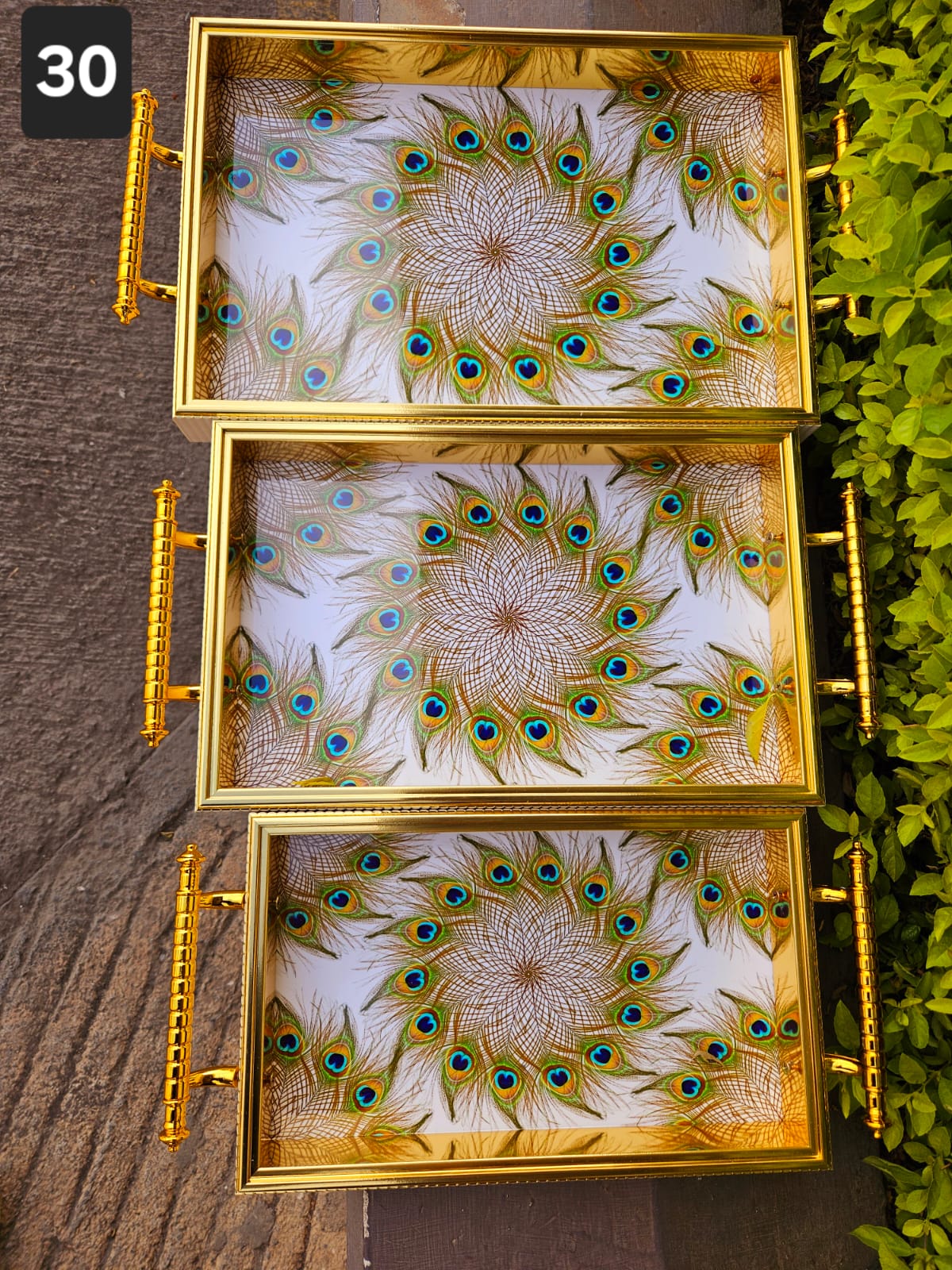 3pcs Tray Set