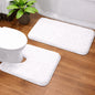2pcs Ultra-Soft Plush Bath Mat Set