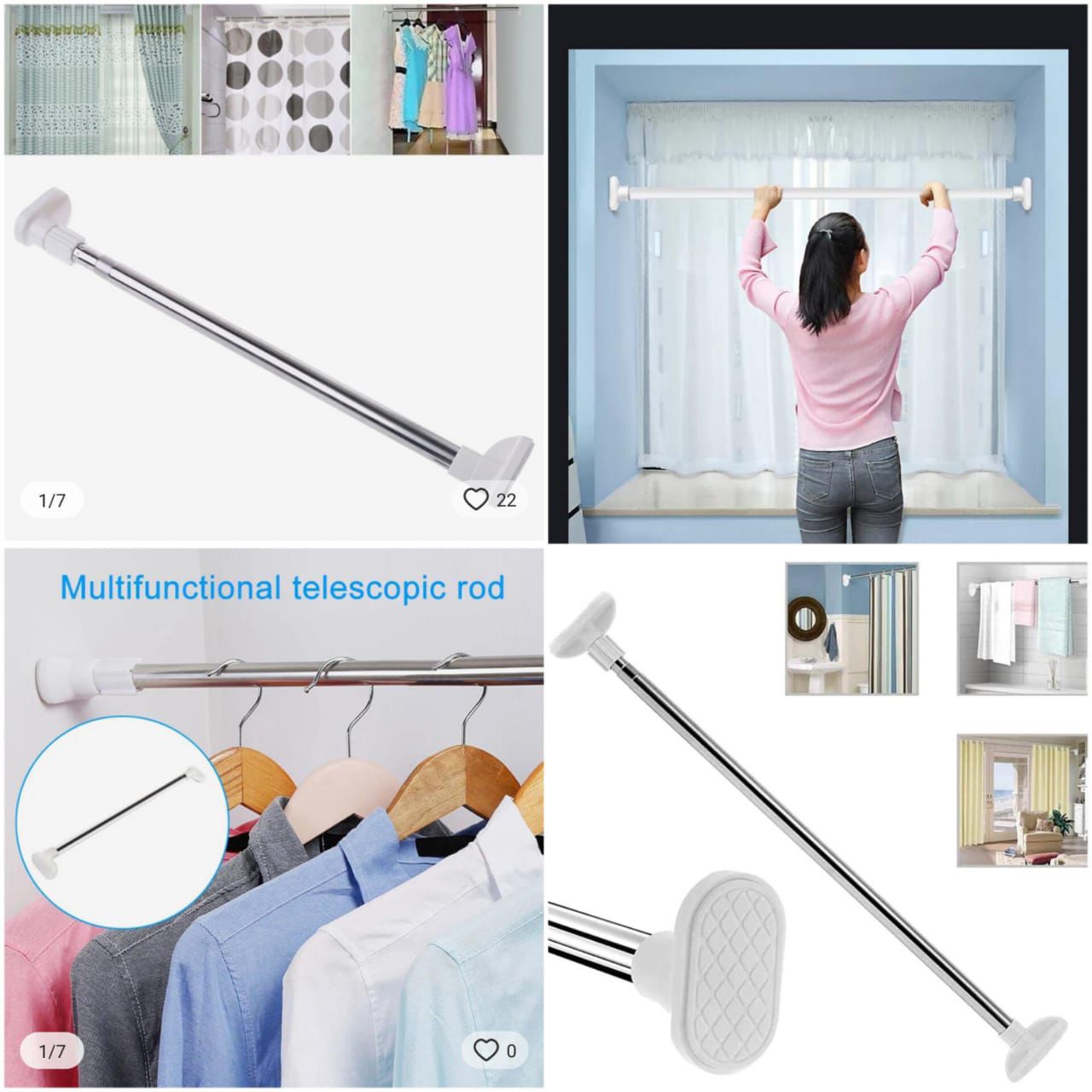 Multipurpose Extendable Telescopic Rod