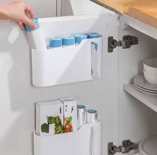 No-drill Wall-Mounted Garbage Bag Dispenser