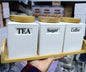 3pc Ceramic Canister Set