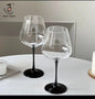 6pcs Burgundy Crystal Wine Glass