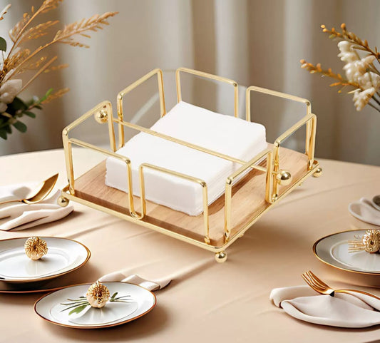 Luxury Metallic Serviette Holder
