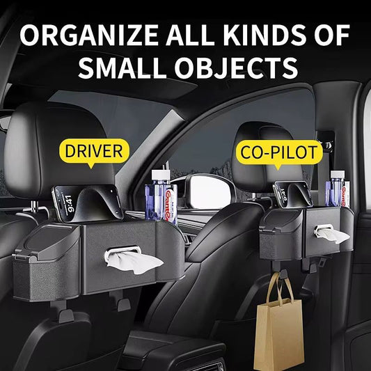 Multipurpose 7 in 1 Vehicle / Car Rear Seat Storage Box