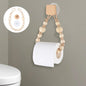 Bathroom Wooden Hook Paper Towel