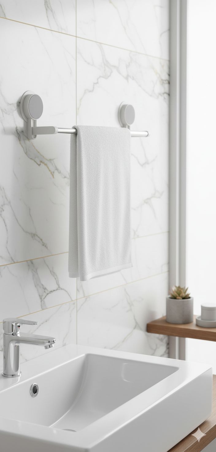 Expandable Wall-Mount Towel Rack