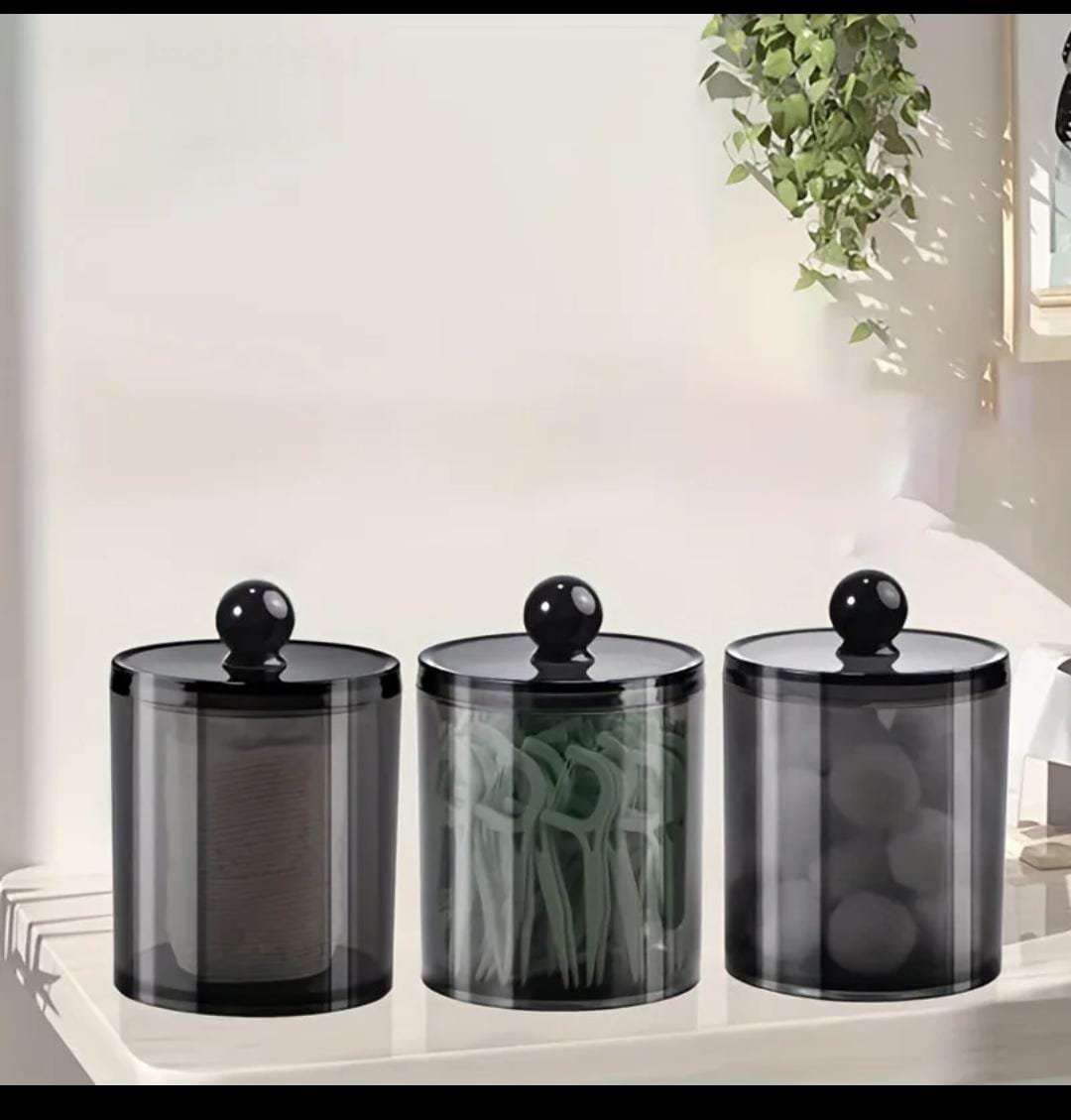 Lids Storage Containers Cotton Swab