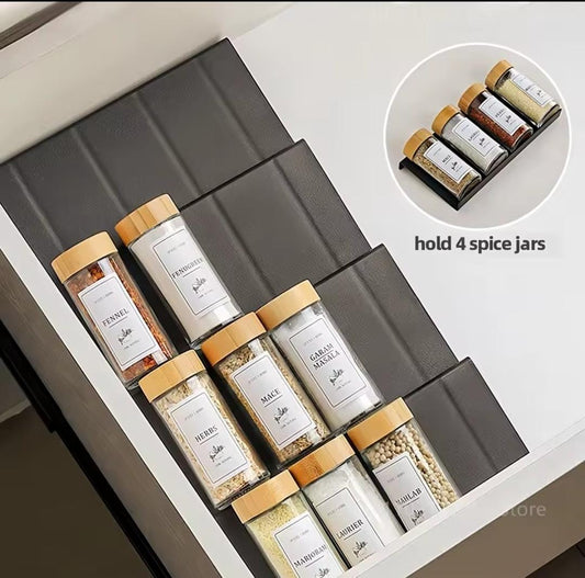4layer Spice Drawer Organizer Rack