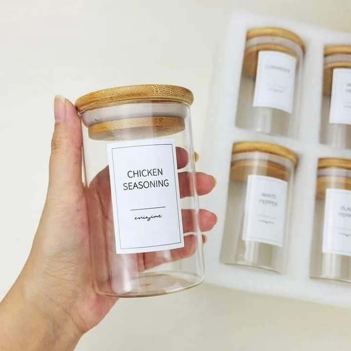 Round Glass Jars