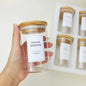 Round Glass Jars