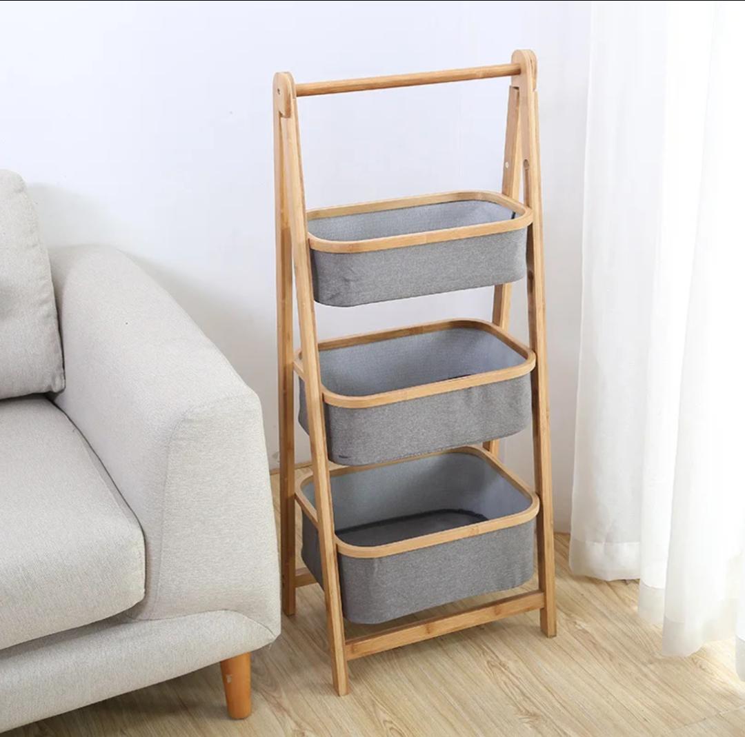Foldable Bamboo Laundry Hamper