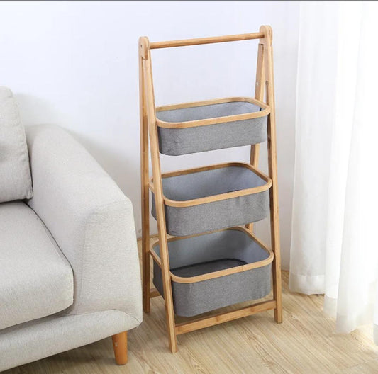 Foldable Bamboo Laundry Hamper