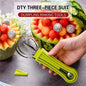 4 in 1 Watermelon Slicer Cutter Scoop Fruit