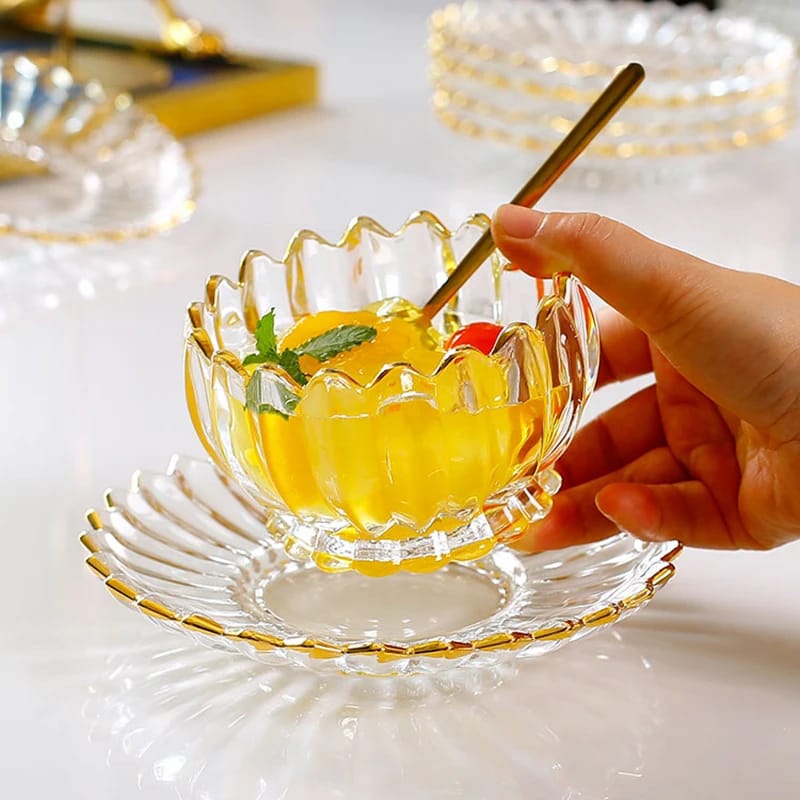 European Style Glass Bowl