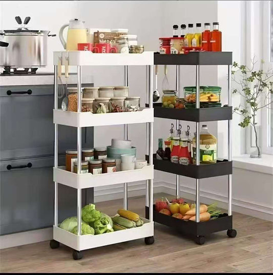 4layer Multipurpose Storage Rack with Wheels