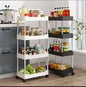 4layer Multipurpose Storage Rack with Wheels