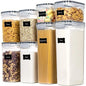 8pc Food / cereal Pantry Storage Containers