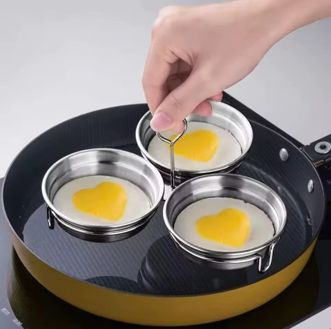 3 in 1 Stainless Steel Egg Poacher