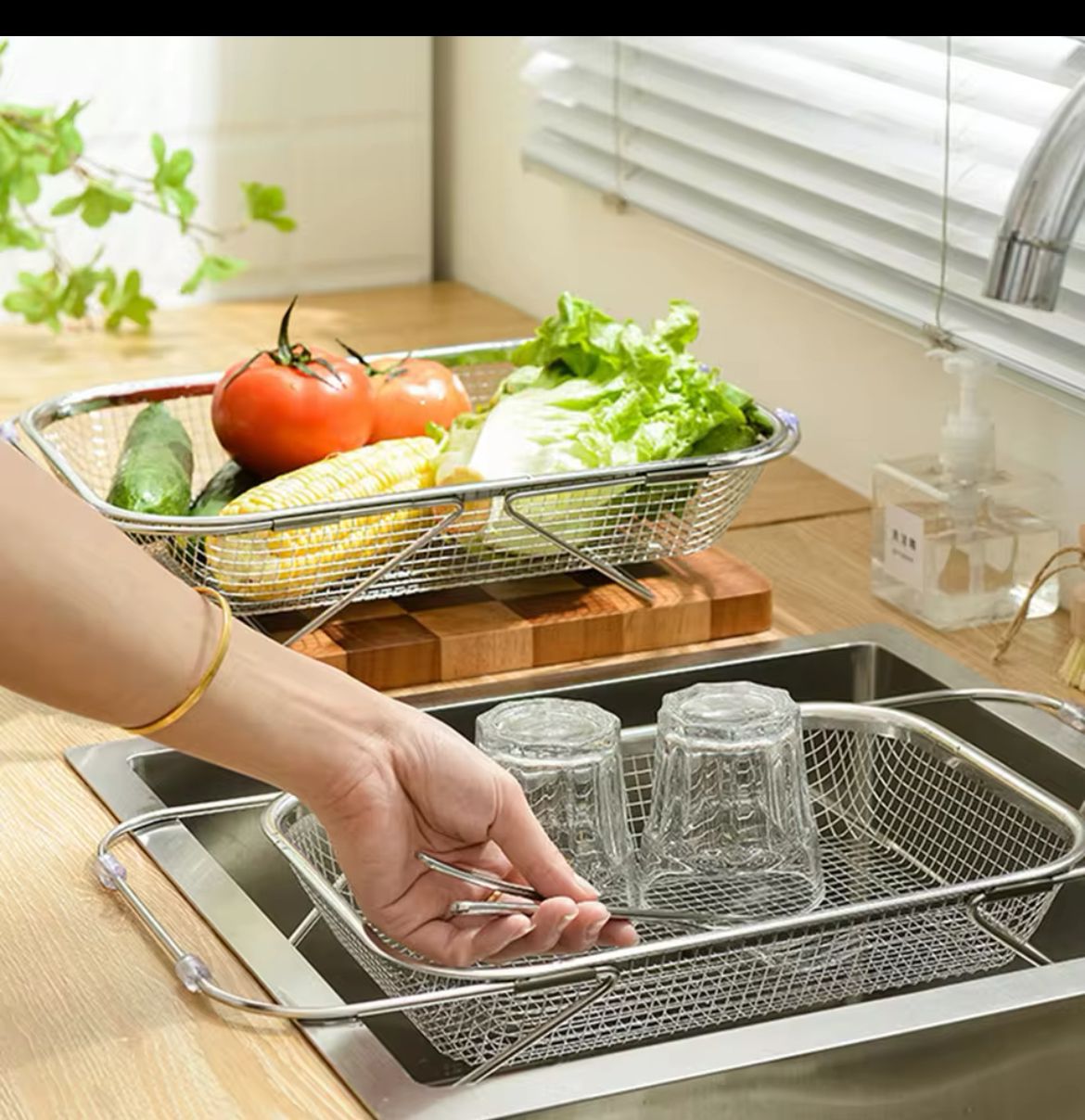 Over-The-Sink Colander
