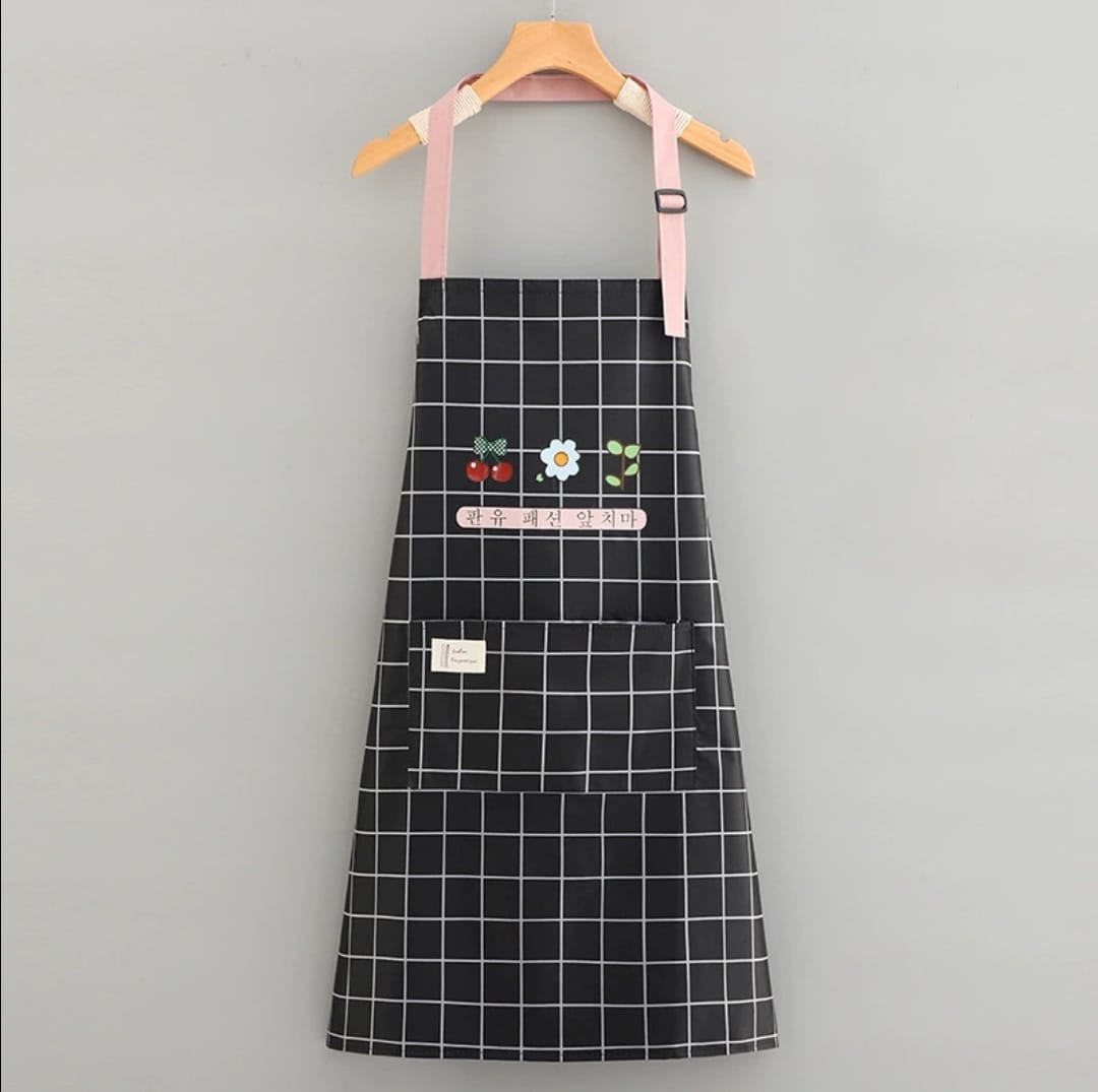 Waterproof Cute Checked Floral Aprons