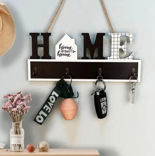 Wooden Wall-mounted Key Holder